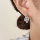 Zircon Snake Earring