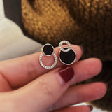 Hollow Round Earrings