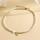 heart-shaped shell necklace