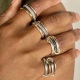 Mix Color Multi-Layer Rings