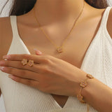 Zircon Reversible Clover Set