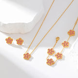 Zircon Reversible Clover Set