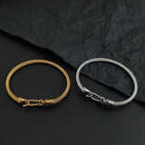 horseshoe gold-plated bracelet