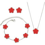 Flower Jewelry Set