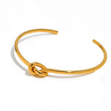Elegant Round Circular Open Bangle
