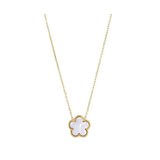 Clover 14K Gold Silver Plated Necklace