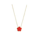 Clover 14K Gold Silver Plated Necklace