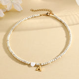 heart-shaped shell necklace