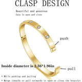 18K Gold Plated Clover Bracelet