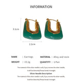 Transparent Resin Earrings