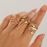 Eros Gold Ring Set