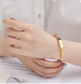 Gold Plated Zircon Bracelet