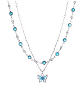 Blue Crystal Necklace