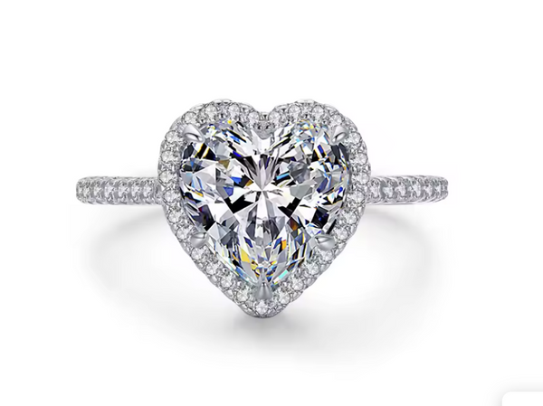 Silver Heart Ring