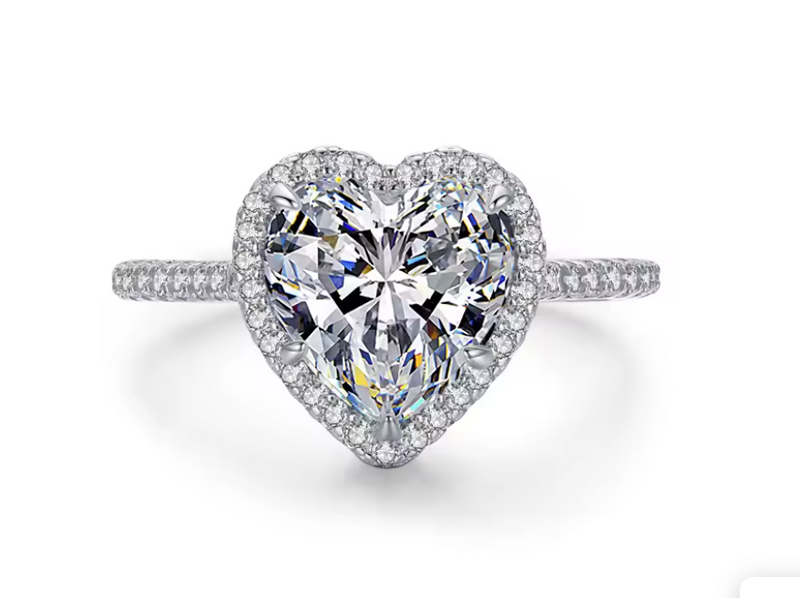 Silver Heart Ring