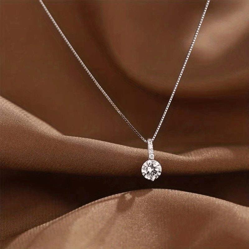 Zircon Water Drop Necklace