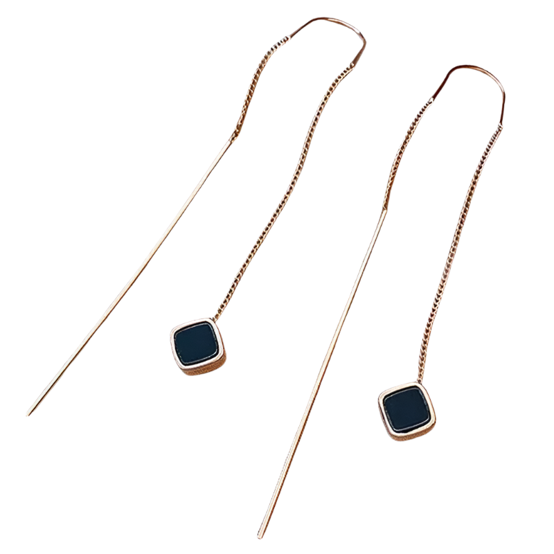 Simple Geometric Drop Earring