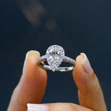 Water Drop Design Ring
