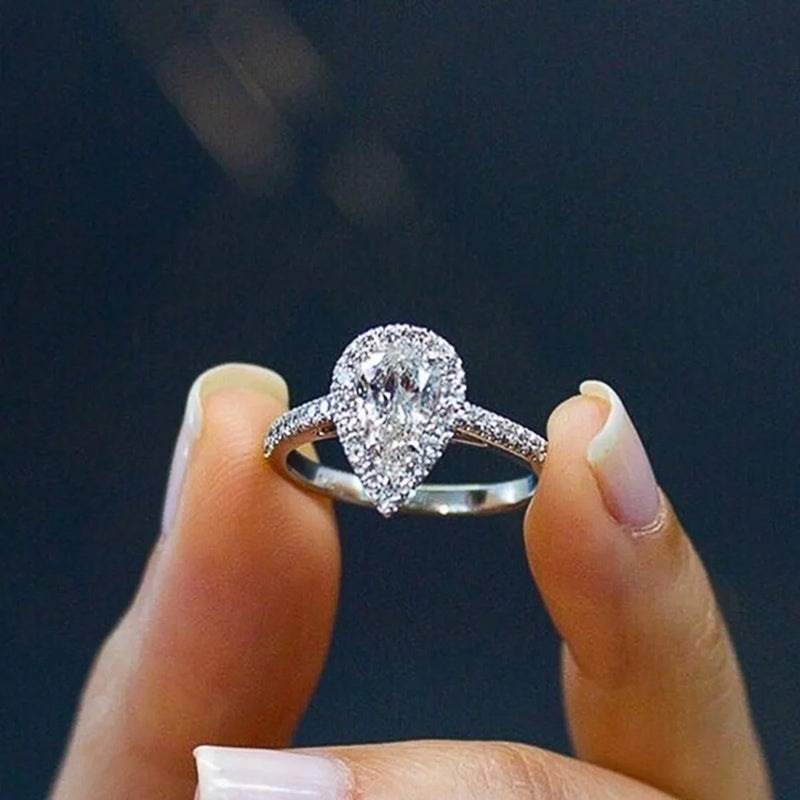 Water Drop Design Ring