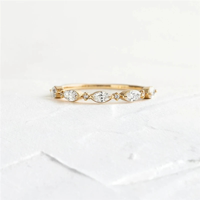 925 Sterling Silver Big Oval Crystal Ring
