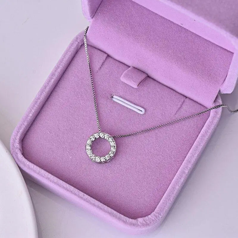 Sparkle Circle Necklace