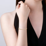18K Gold Plated 925 Sterling Silver Bracelet