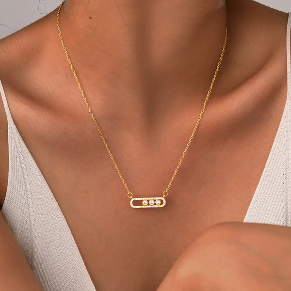 Zircon Pendant Necklaces