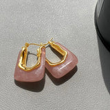 Transparent Resin Earrings