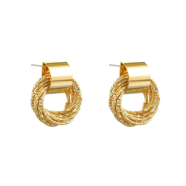 Multiple Circle Stud Earrings
