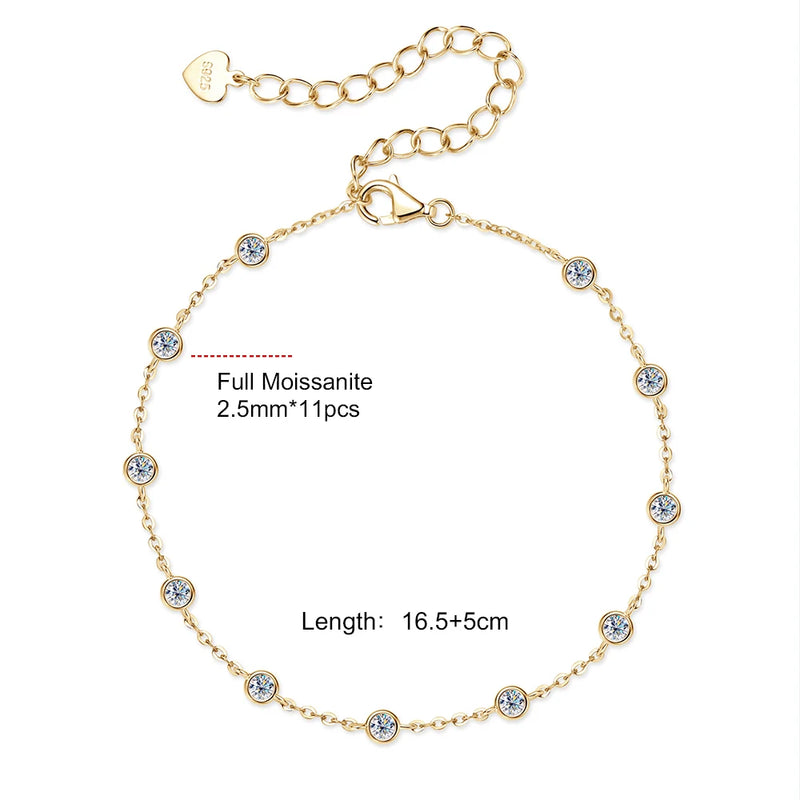18K Gold Plated 925 Sterling Silver Bracelet