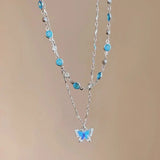 Blue Crystal Necklace