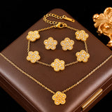 Zircon Reversible Clover Set