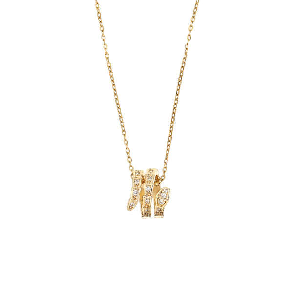 Zircon Snake Necklace