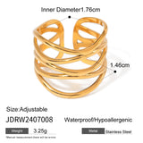18K Plated Opening Ring
