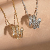 Zircon Snake Necklace