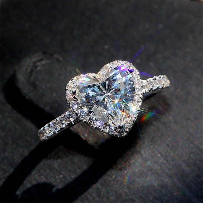 Silver Heart Ring
