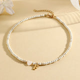 heart-shaped shell necklace