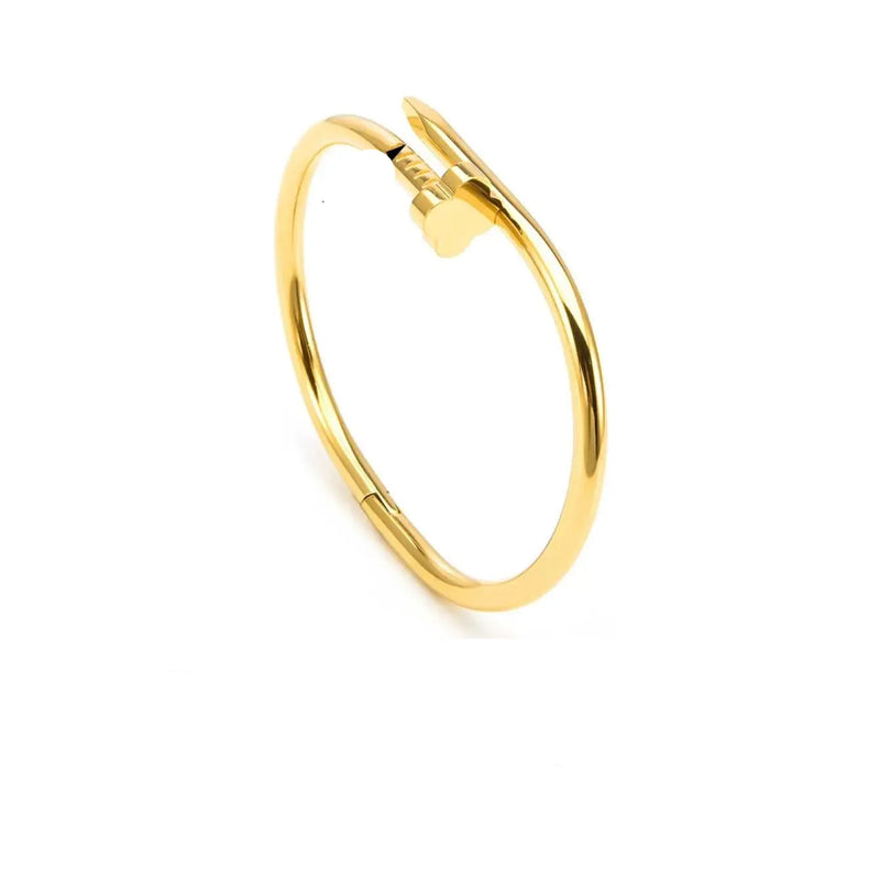 Flower 18K Gold Plated Bangle