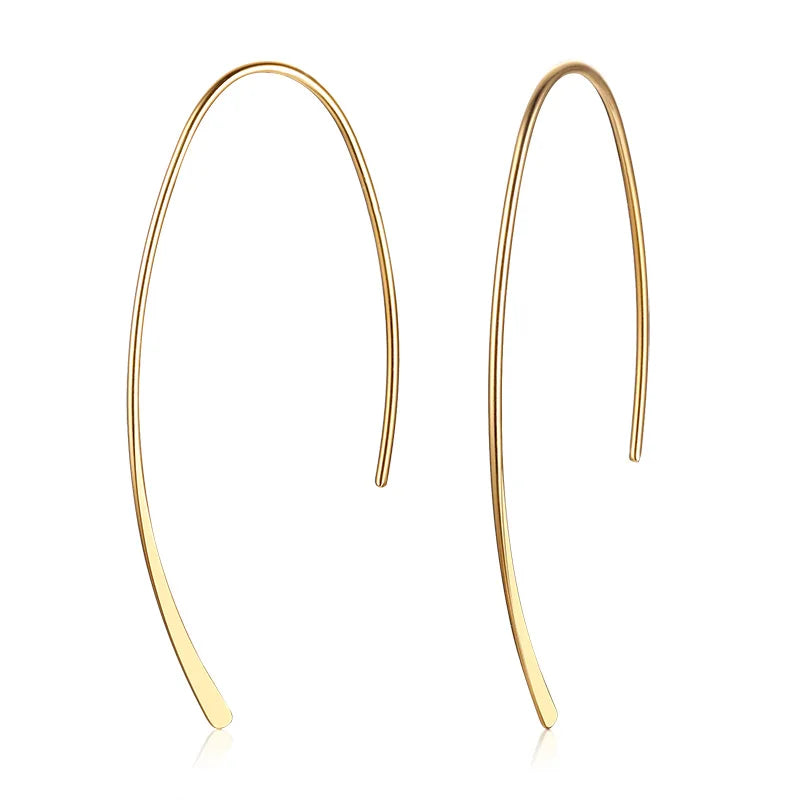 Stylish Geometric Hoop Earrings