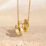 Zircon Snake Necklace