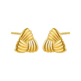 Texture Twist Knot Earring