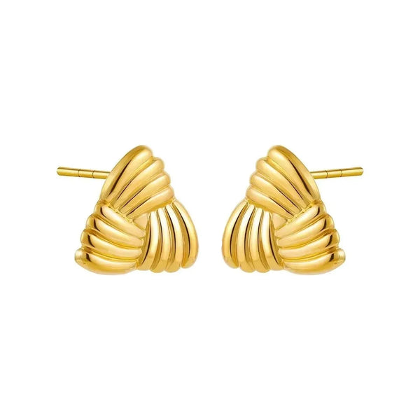 Texture Twist Knot Earring