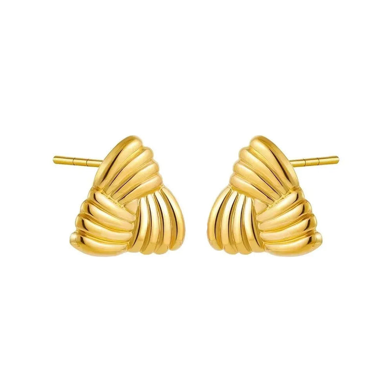 Texture Twist Knot Earring