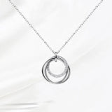 Circle Plated Necklac