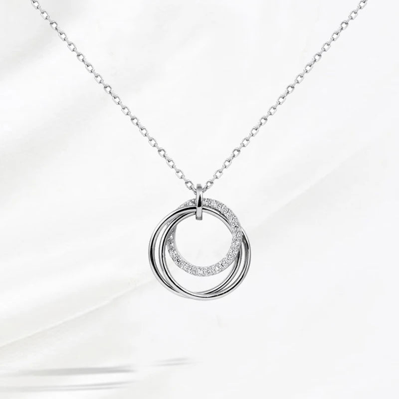 Circle Plated Necklac