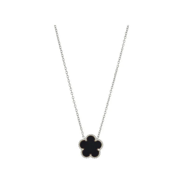 Clover 14K Gold Silver Plated Necklace