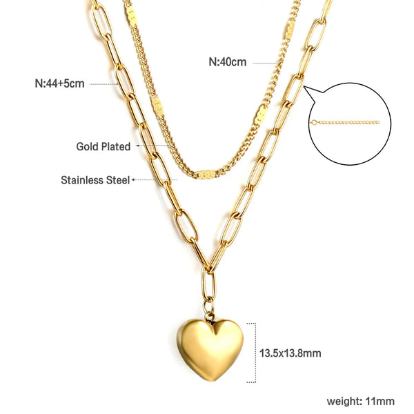 Heart Pendant Necklace