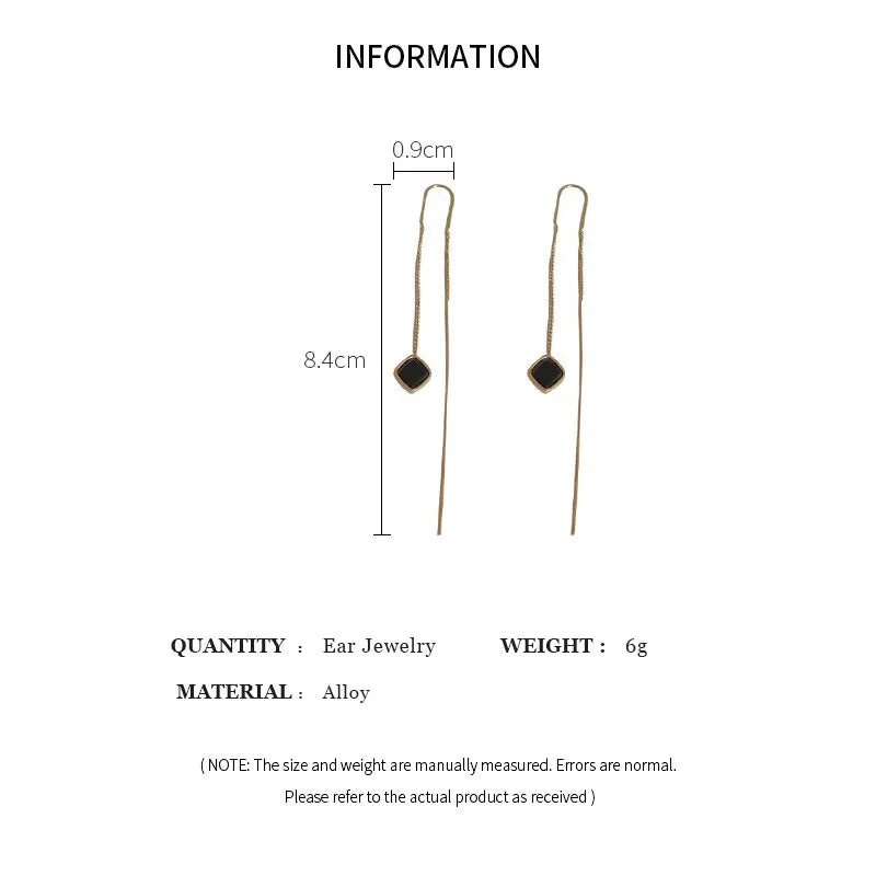 Simple Geometric Drop Earring