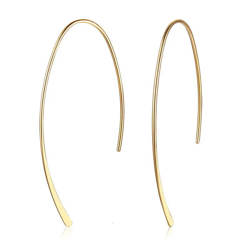 Stylish Geometric Hoop Earrings