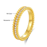 Marqui Yellow Gold & Diamond Ring
